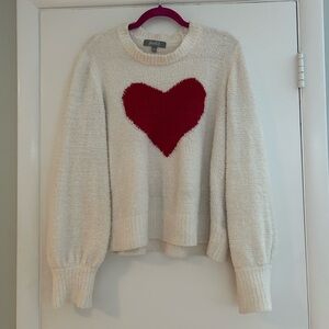 Sweater w/ Red Heart, XL